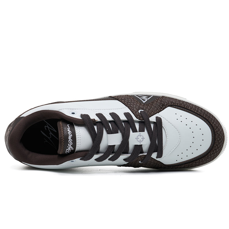 Rigorer AR Skate Shoes "White/Brown"