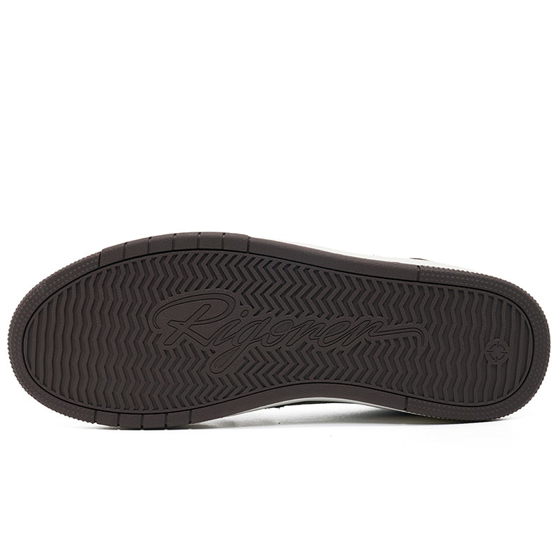 Rigorer AR Skate Shoes "White/Brown"