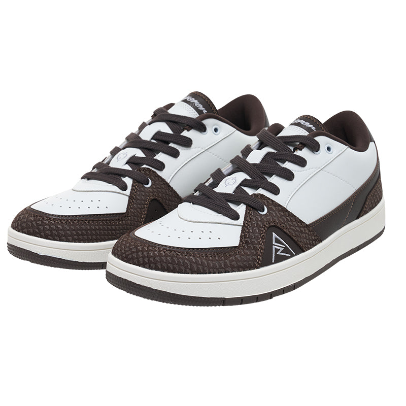 Rigorer AR Skate Shoes "White/Brown"