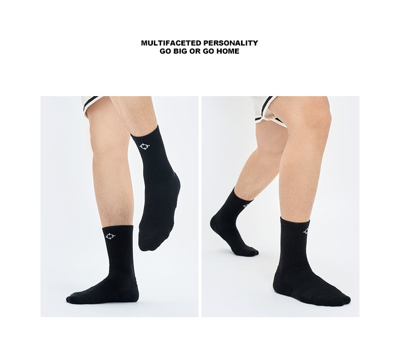 Rigorer Classic Sport Socks (Long 20cm), Bundle of 3