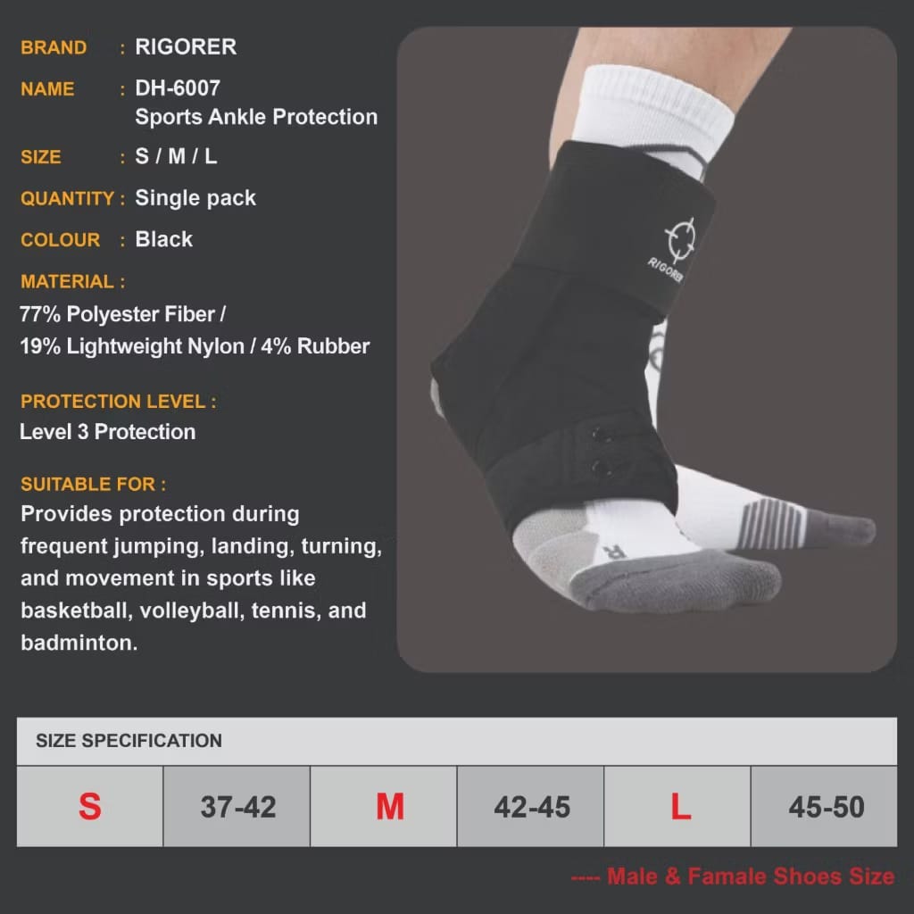 Rigorer Lace-Up Ankle Brace