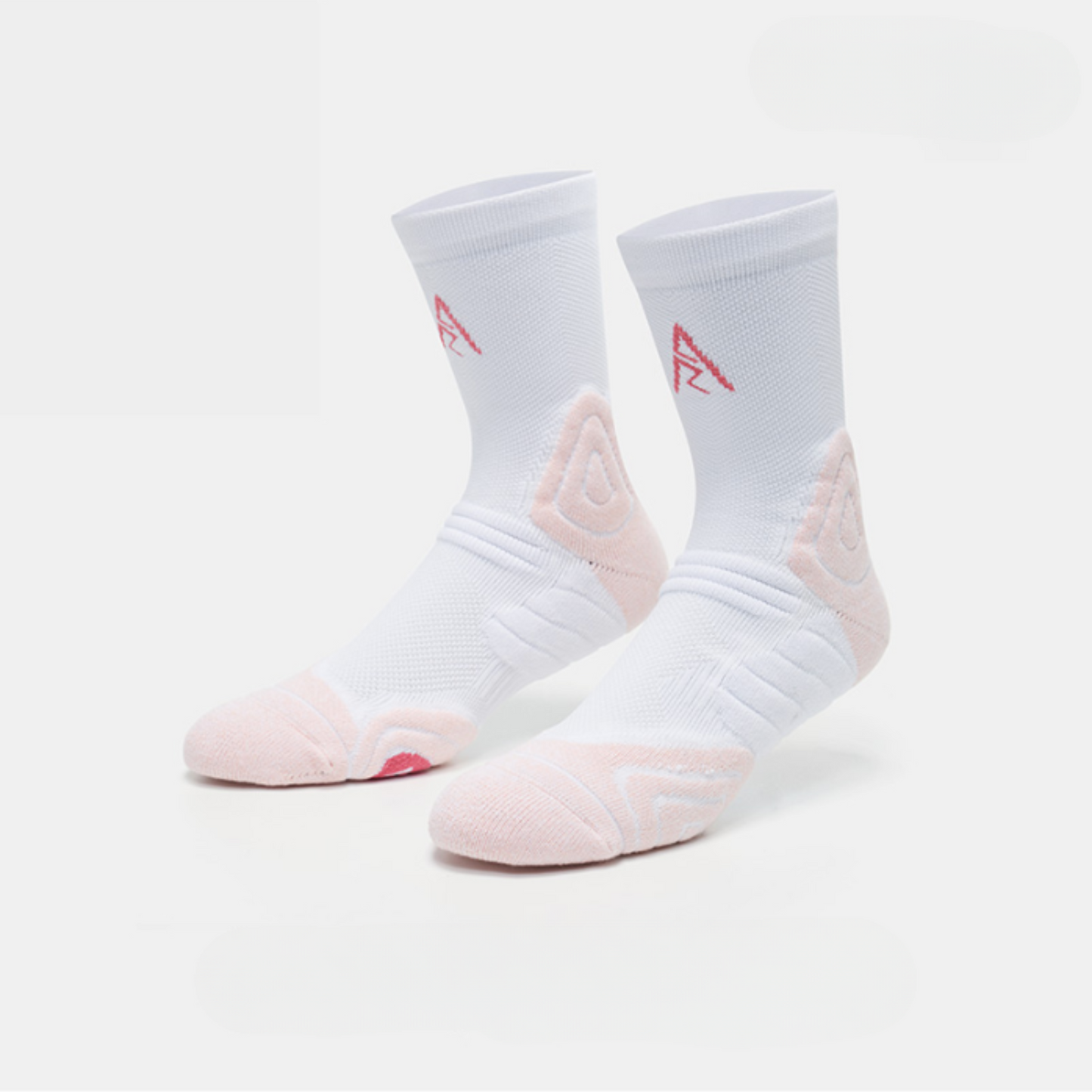 Rigorer AR Sport Socks - White/Pink [Z123340303-1]