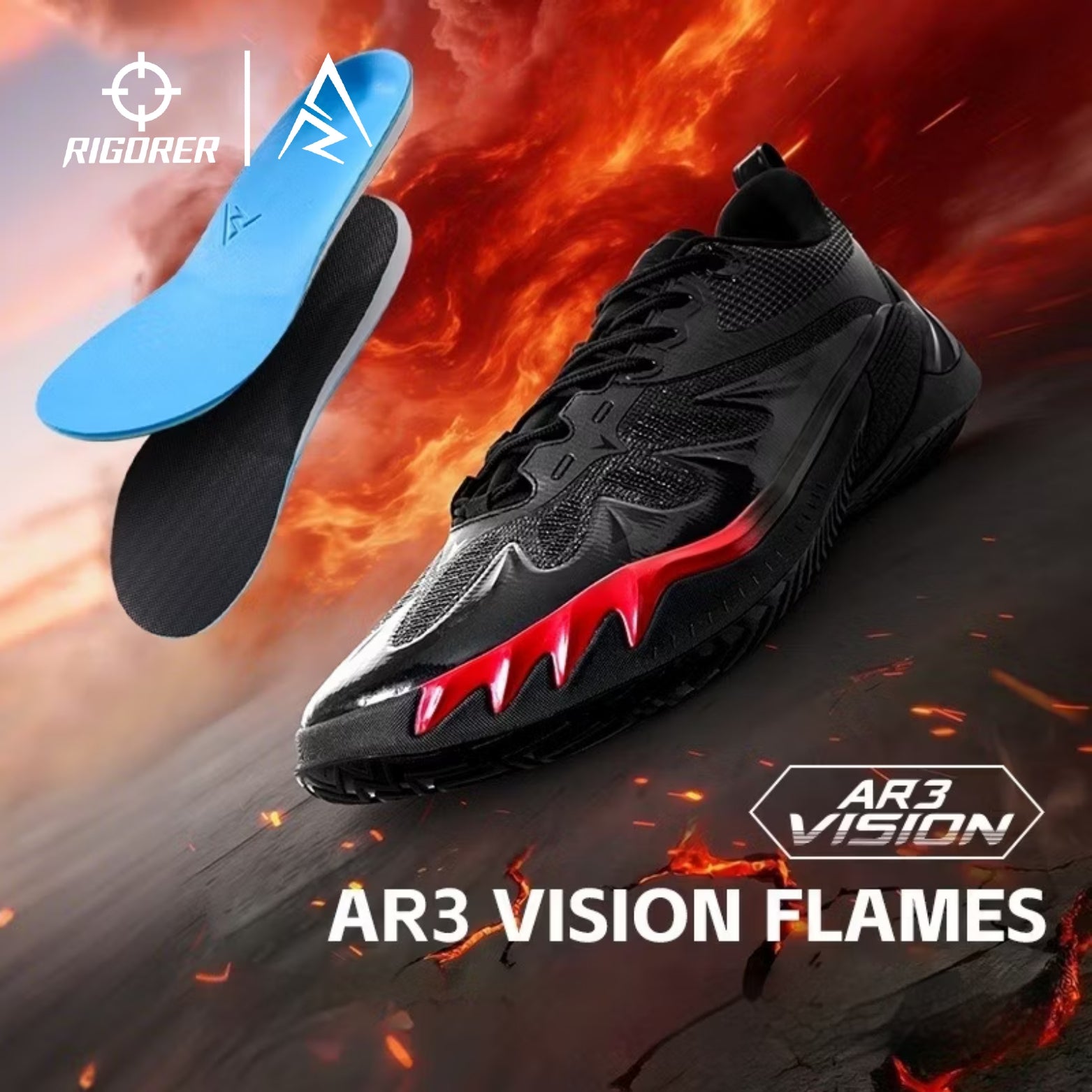 Rigorer AR3 VISION 'Flame' + Professional Competition Insoles – Rigorer ...