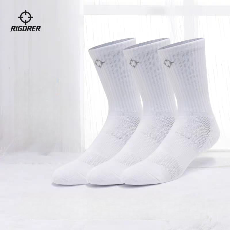 Rigorer Classic Sport Socks (Long 20cm), Bundle of 3 [Z123140303]