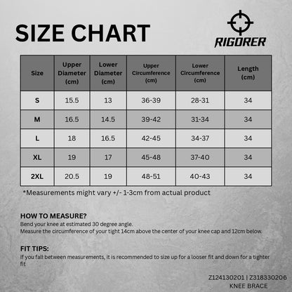 Rigorer Knee Brace - Classic, Any 2 @ $29.00