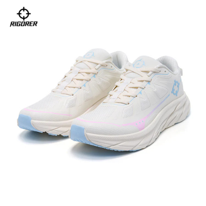 Rigorer Running shoes 'Cream/Blue/Pink'