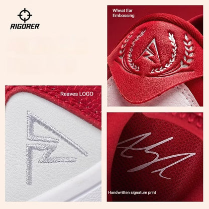 Rigorer AR Skate Shoes "White/Red"