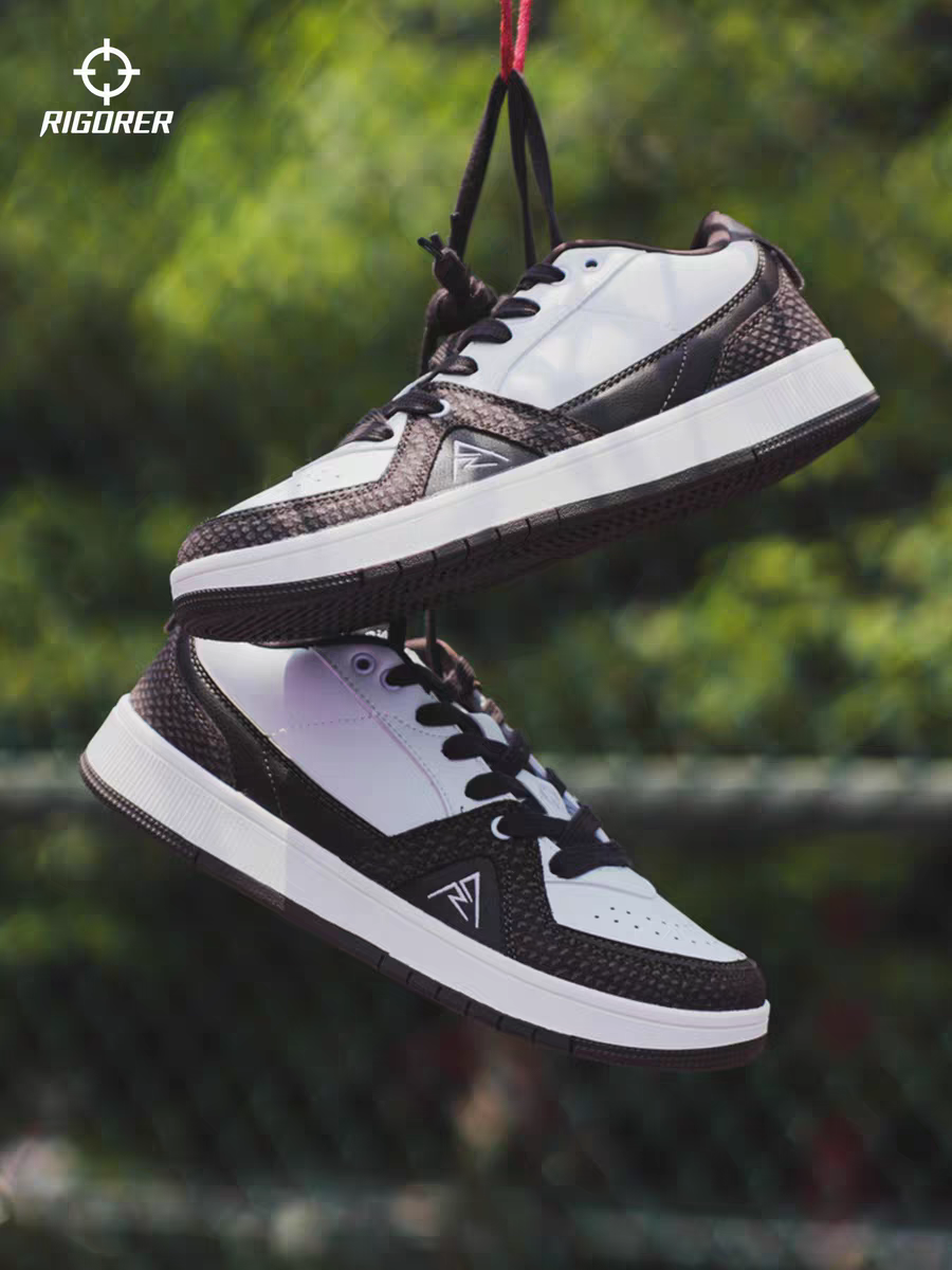 Rigorer AR Skate Shoes "White/Brown"
