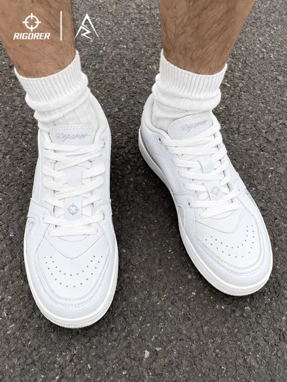 Rigorer AR Skate Shoes "Full White"
