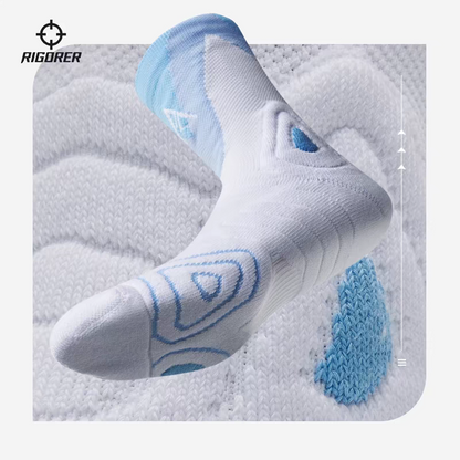 Rigorer AR Sport Socks - White/Blue [Z123340303-1]